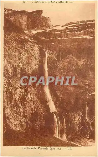 Cartes postales Cirque de Gavarnie La Grande Cascade