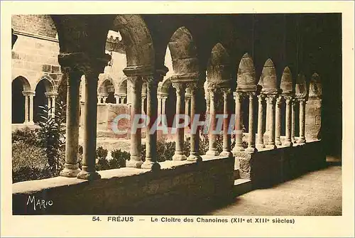 Cartes postales Frejus Le cloitre des Chamoines (XIIe et XIIIe siecles)