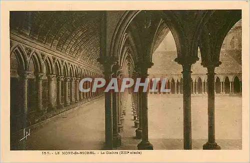 Cartes postales Le Mont St Michel Le Cloitre (XIIIe siecle)