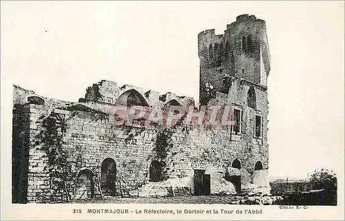 Ansichtskarte AK Montmajour Le Refectoire le Dortoir et la Tour de l'Abbe