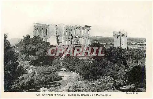 Ansichtskarte AK Montmajour Environs d'Arles Ruines du Chateau de Montmajour