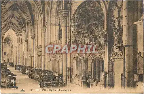 Ansichtskarte AK Dieppe Eglise St Jacques