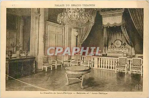 Ansichtskarte AK Palais du Grand Trianon La Chambre de Louis Philippe