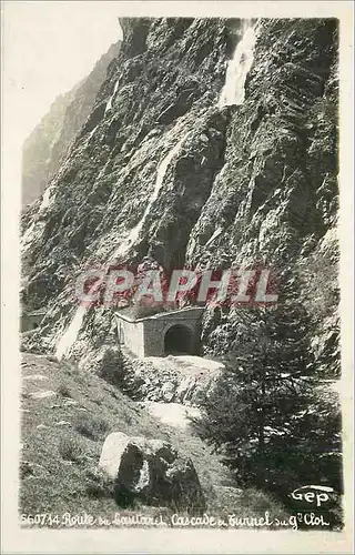 Cartes postales Route du Gautourel Cascade  Tunnel