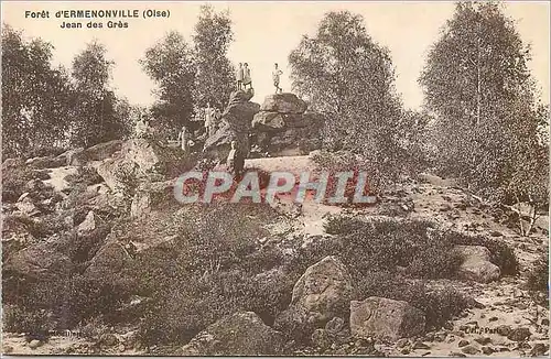 Cartes postales Ermenonville (Oise) Foret Jean des Gres