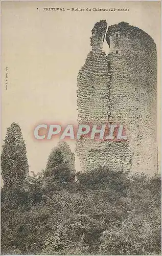 Cartes postales Freteval Ruines du Chateau (XIe siecle)
