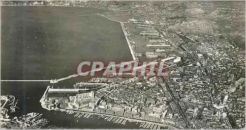 Moderne Karte Le Port de Marseille Commerce et Transport