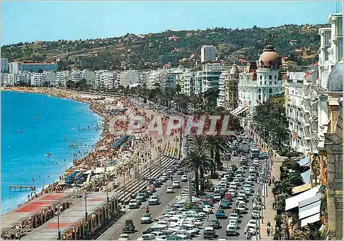 Moderne Karte La Cote d'Azur Nice La Promenade des Anglais