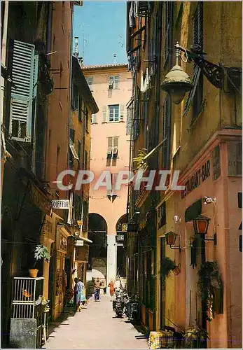 Cartes postales moderne Nice (Alpes Maritimes) Le Vieux Nice pittoresque La porte fausse Coiffeur