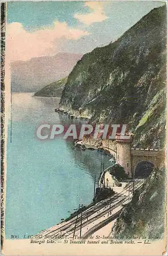 Ansichtskarte AK Lac du Bourget Tunnel de St Innocent et Rochers de Brison