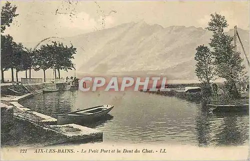 Cartes postales Aix les Bains Le Petit Port et la Dent du Chat