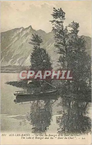 Cartes postales Aix les Bains Le Lac du Bourget et la Dent du Chat