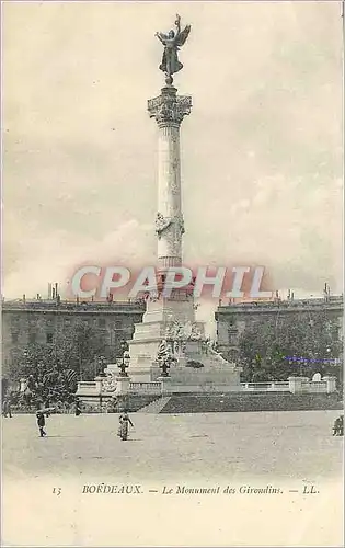 Cartes postales Bordeaux Le Monument des Girondins