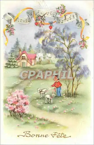 Cartes postales Bonne fete