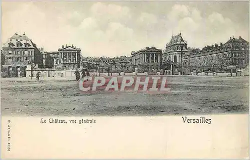 Ansichtskarte AK Le Chateau vue generale Versailles