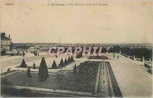 Cartes postales St Cloud Vue generale Prise de la Terrasse