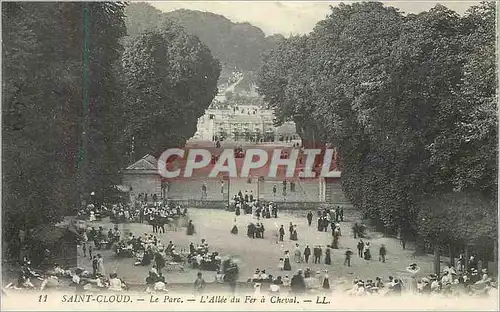 Cartes postales Saint Cloud Le Parc L'Allee du Fer a Cheval