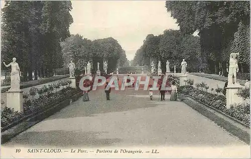 Cartes postales Saint Cloud Le Parc Parterre de l'Orangerie