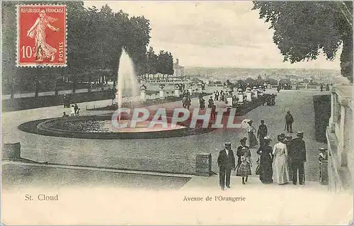 Cartes postales Saint Cloud Avenue de l'Orangerie