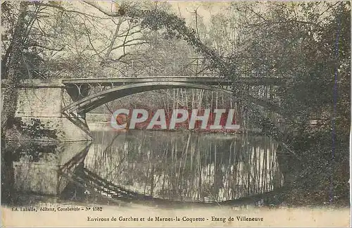 Ansichtskarte AK Environs de Garches et de Marnes la Coquette Etange de Villeneuve