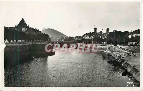 Cartes postales moderne Besancon (Doubs) Le Doubs le quai Vauban et le pont de Battant