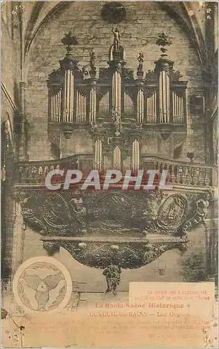 Cartes postales La Haute Saone Historique Les Orgues Luxeuil les Bains