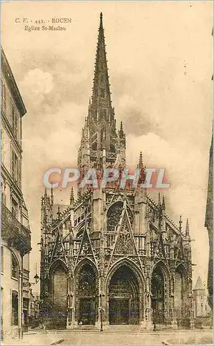 Cartes postales Rouen Eglise St Maclou