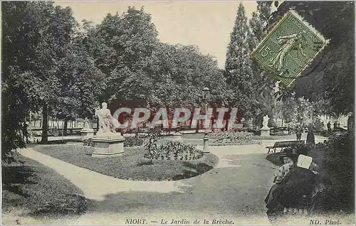 Cartes postales Niort Le Jardin de la Breche