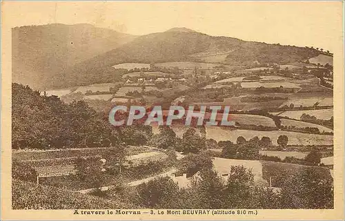 Cartes postales A travers le Morvan Le Mont Beuvray