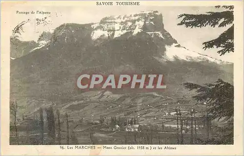 Cartes postales Savoie Tourisme passage de l'Alpetite Les Marches Mont Granier et les Abimes