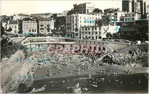 Cartes postales moderne Biarritz La plage du Port Vieux
