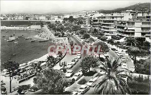 Moderne Karte Cannes Bijou Plage et la Croisette