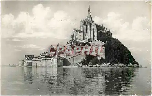 Moderne Karte Mont Saint Michel Cote Nord Est Grande Maree