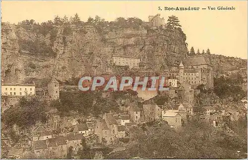 Ansichtskarte AK Roc Amadour Vue Generale
