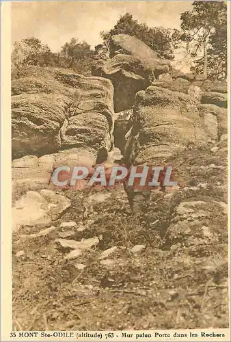 Cartes postales Mont Ste Odile (altitude) Mur palen Porte dans les Rochers