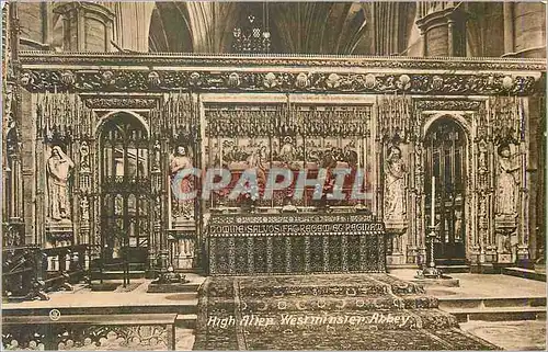 Cartes postales High Altar Westminter Abbey
