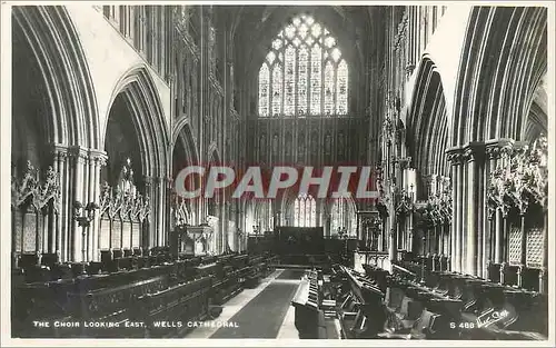 Ansichtskarte AK The Choir Looking East Welles Cathedral