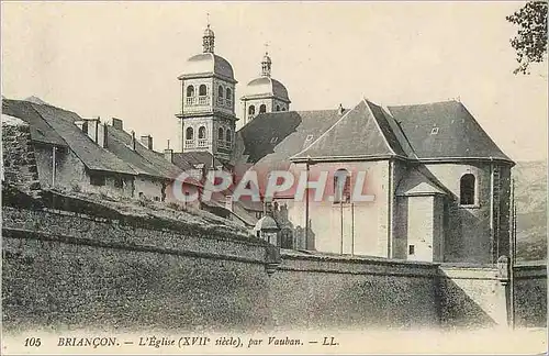 Cartes postales Briancon L'Eglise (XVIIe siecle) par Vauban