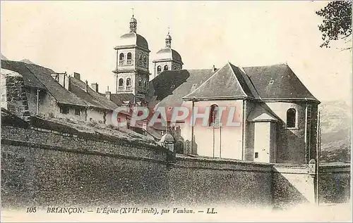 Cartes postales Briancon L'Eglise (XVIIe siecle) par Vauban