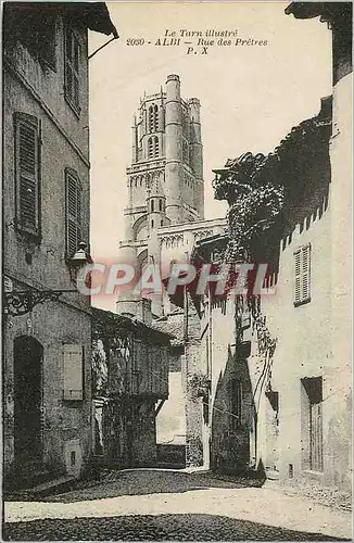 Cartes postales Le Tarn illustre Albi Rue des Pretres