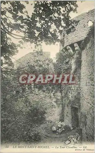 Cartes postales Le Mont Saint Michel La Tour Claudine