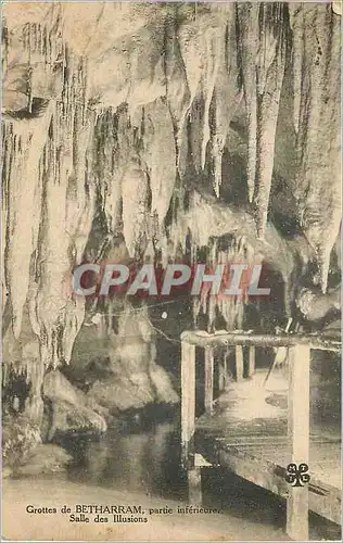 Cartes postales Grottes de Betharram partie inferieur Salle des Illusions