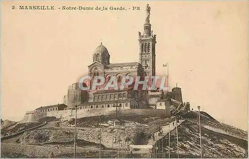 Ansichtskarte AK Marseille Notre Dame de la Garde PB