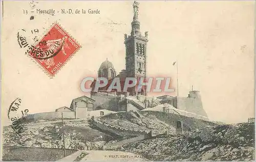 Cartes postales Marseille Notre Dame de la Garde