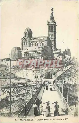 Cartes postales Marseille Notre Dame de la Garde EL