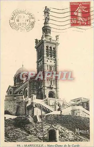 Cartes postales Marseille Notre Dame de la Garde