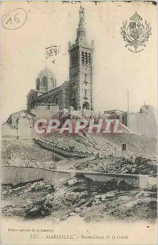 Cartes postales Marseille Notre Dame de la Garde