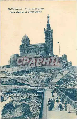 Cartes postales Marseille Notre Dame de la Garde Church