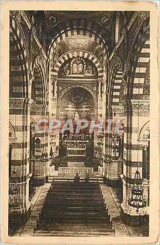 Cartes postales Marseille Notre Dame de la Garde Interieur de la Basilique