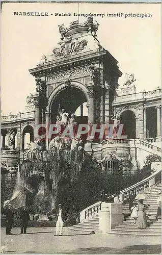 Ansichtskarte AK Marseille Le Palais Longchamp (motif principal)